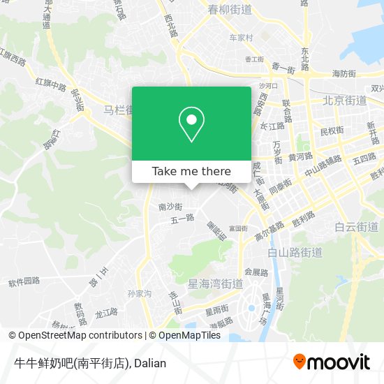 牛牛鲜奶吧(南平街店) map