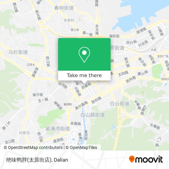 绝味鸭脖(太原街店) map