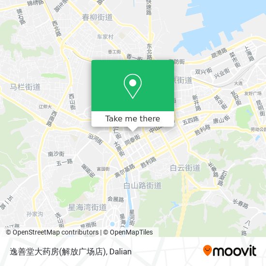 逸善堂大药房(解放广场店) map