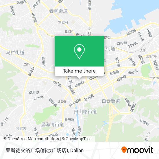 亚斯德火浴广场(解放广场店) map