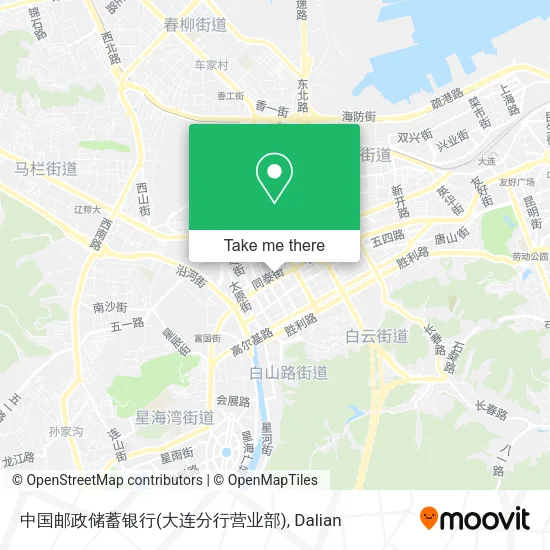 中国邮政储蓄银行(大连分行营业部) map