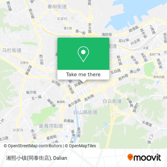 湘熙小镇(同泰街店) map