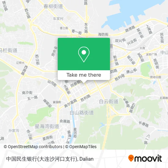 中国民生银行(大连沙河口支行) map