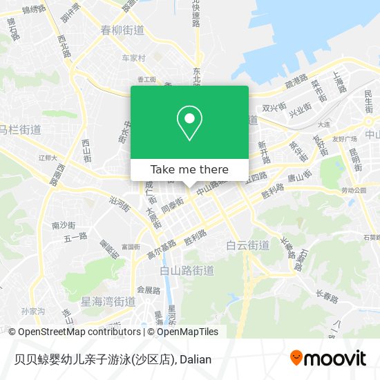 贝贝鲸婴幼儿亲子游泳(沙区店) map