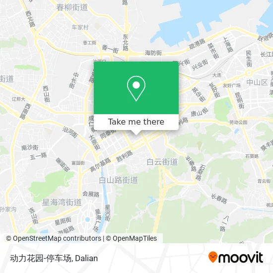 动力花园-停车场 map