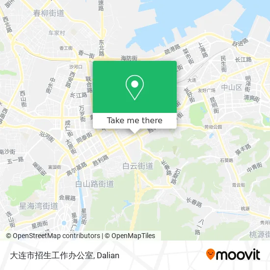 大连市招生工作办公室 map