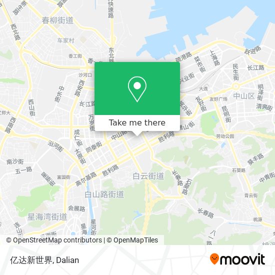 亿达新世界 map