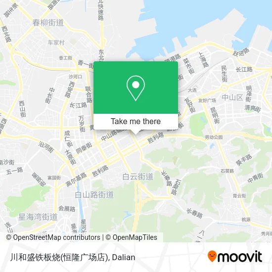 川和盛铁板烧(恒隆广场店) map