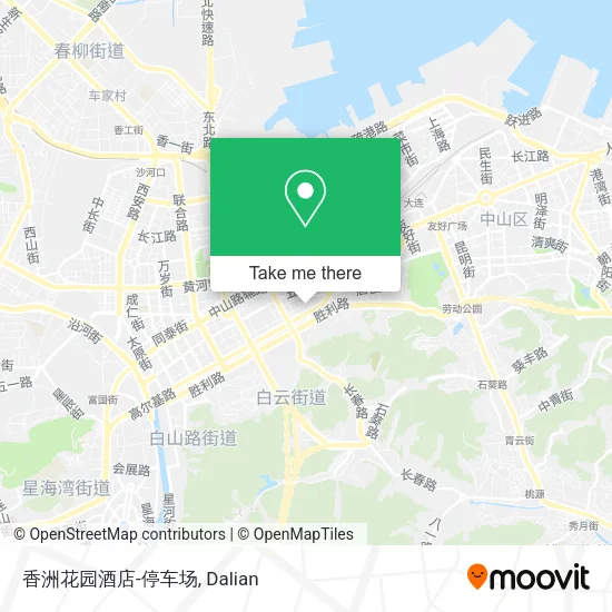 香洲花园酒店-停车场 map