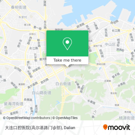 大连口腔医院(高尔基路门诊部) map