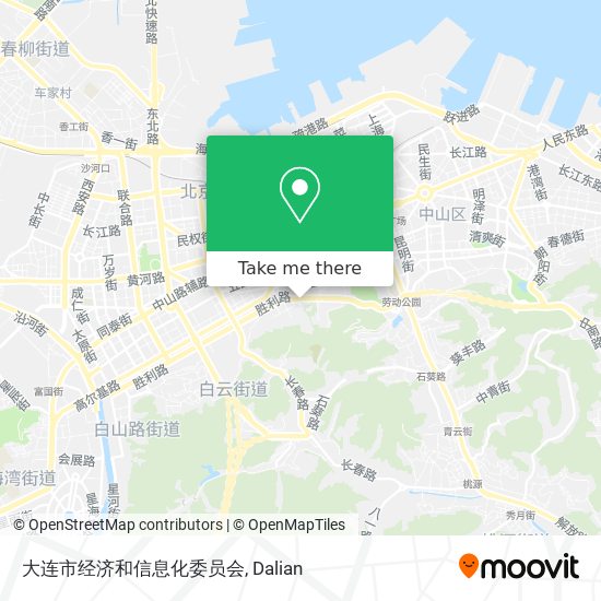 大连市经济和信息化委员会 map