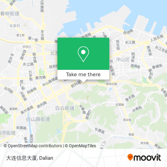 大连信息大厦 map