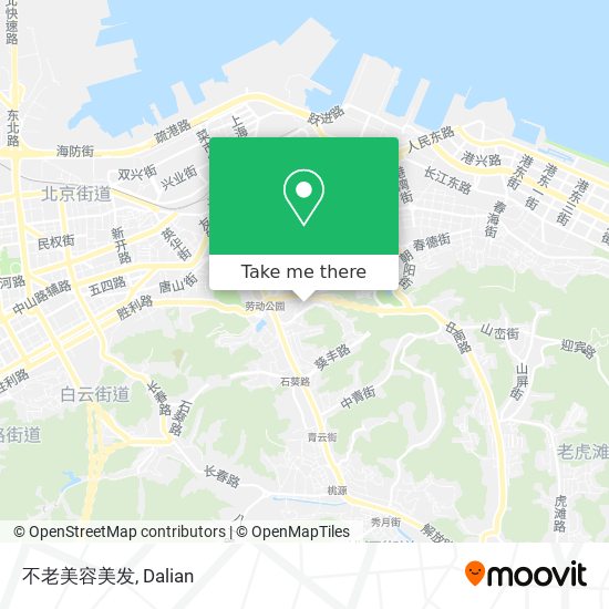 不老美容美发 map