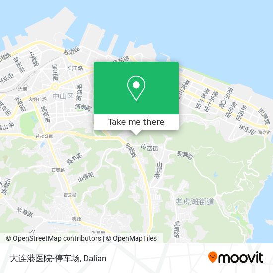 大连港医院-停车场 map