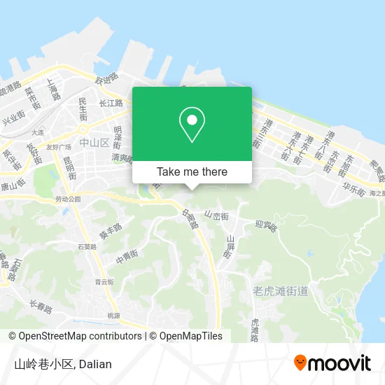 山岭巷小区 map