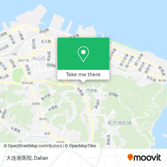 大连港医院 map