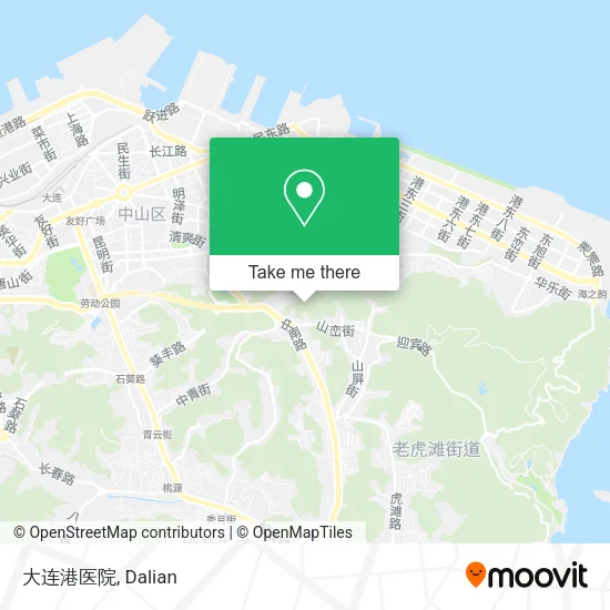 大连港医院 map