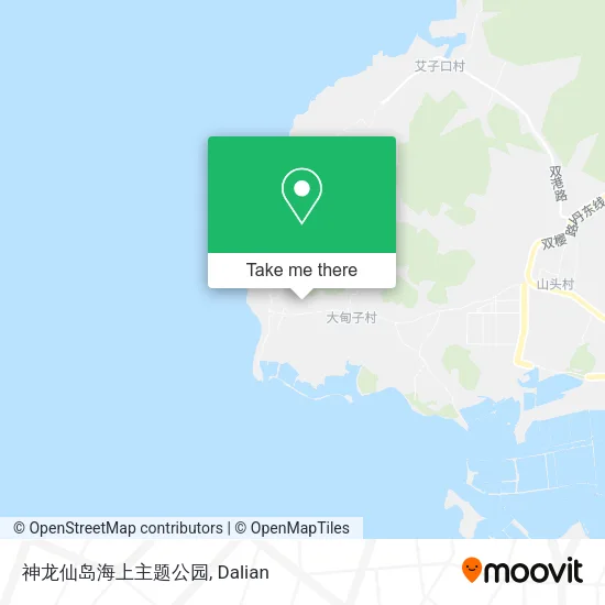 神龙仙岛海上主题公园 map