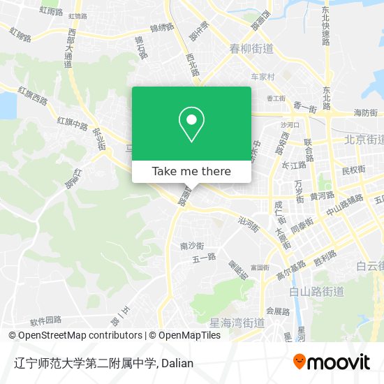 辽宁师范大学第二附属中学 map