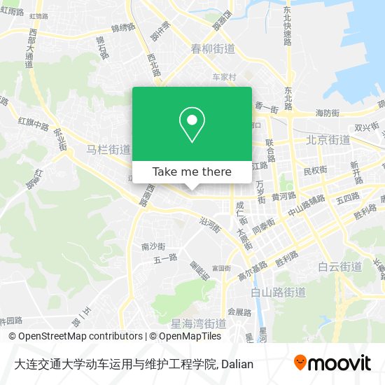 大连交通大学动车运用与维护工程学院 map