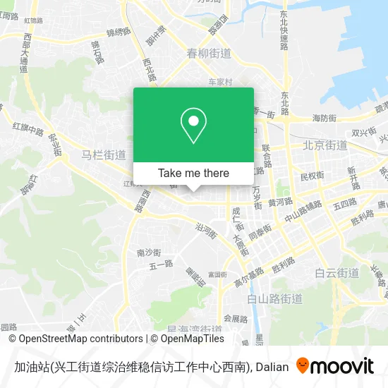 加油站(兴工街道综治维稳信访工作中心西南) map