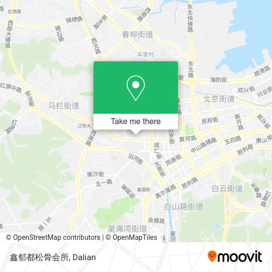 鑫郁都松骨会所 map