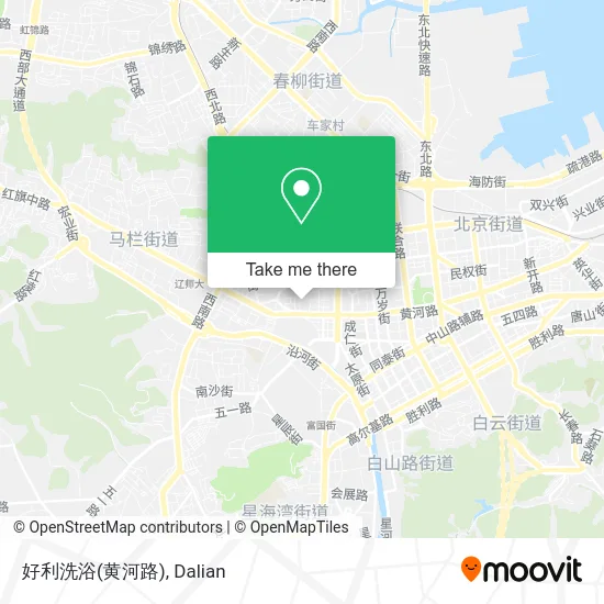 好利洗浴(黄河路) map