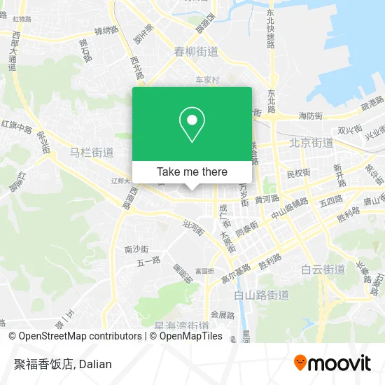 聚福香饭店 map