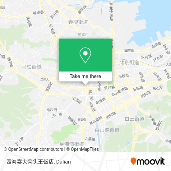 四海宴大骨头王饭店 map