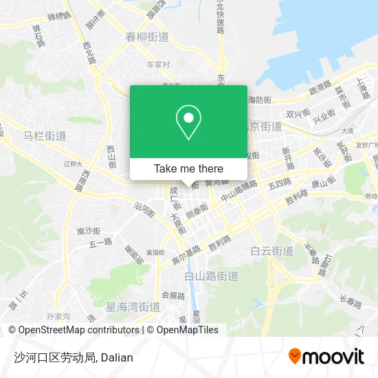 沙河口区劳动局 map