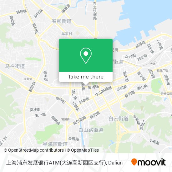 上海浦东发展银行ATM(大连高新园区支行) map