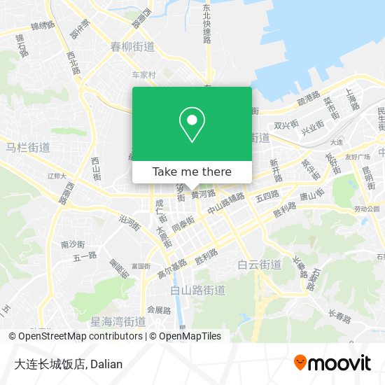 大连长城饭店 map