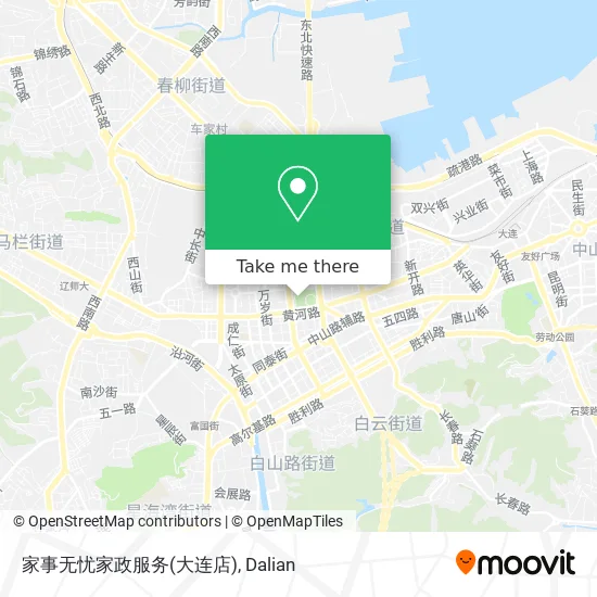 家事无忧家政服务(大连店) map