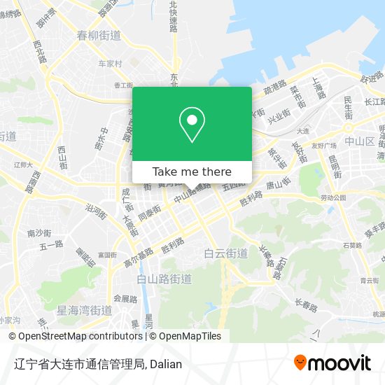 辽宁省大连市通信管理局 map