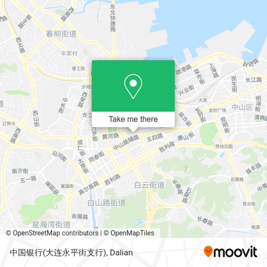 中国银行(大连永平街支行) map