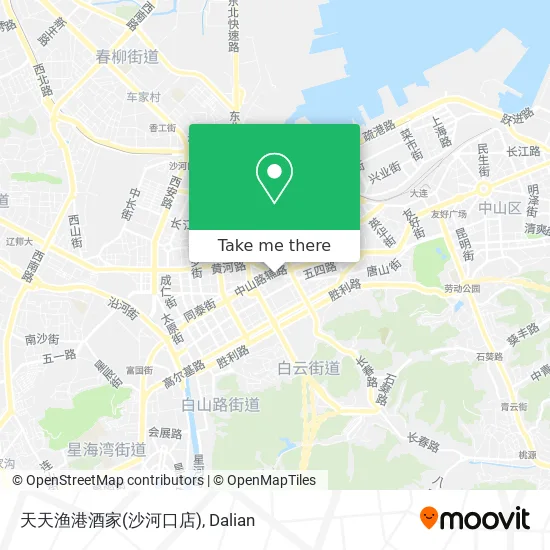 天天渔港酒家(沙河口店) map