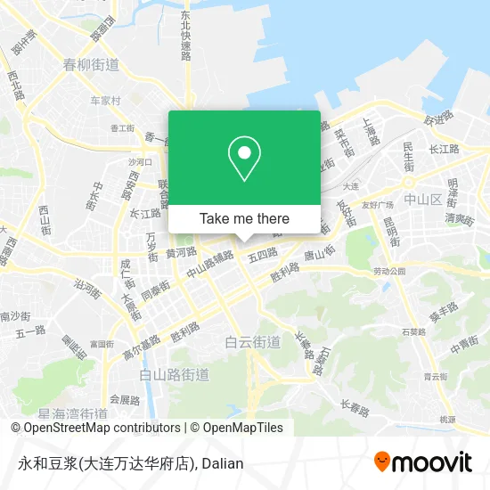 永和豆浆(大连万达华府店) map