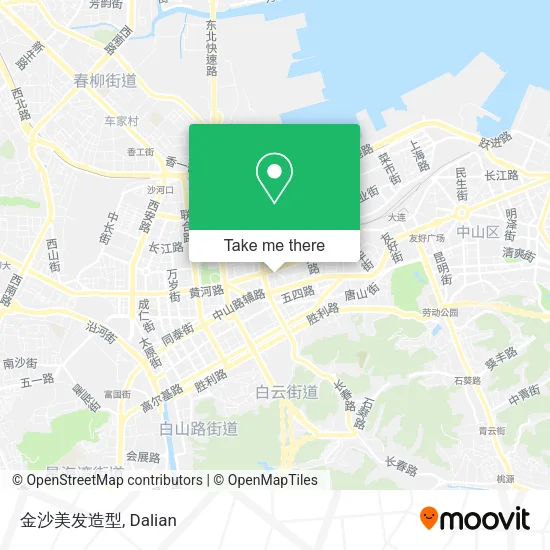 金沙美发造型 map
