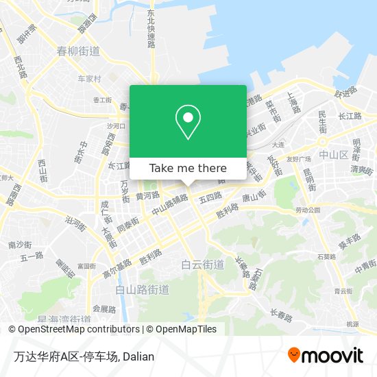 万达华府A区-停车场 map