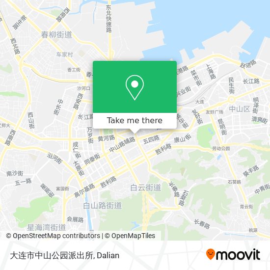 大连市中山公园派出所 map