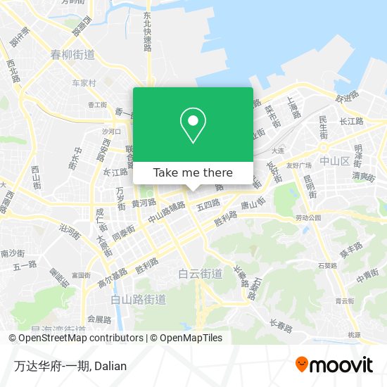 万达华府-一期 map