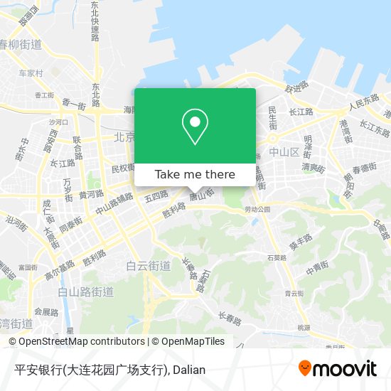 平安银行(大连花园广场支行) map