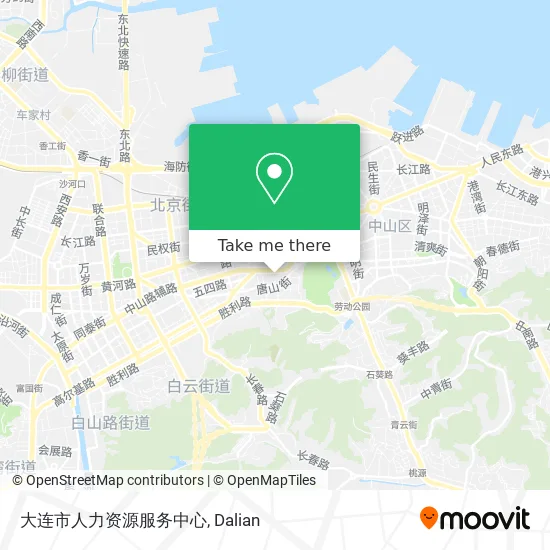大连市人力资源服务中心 map