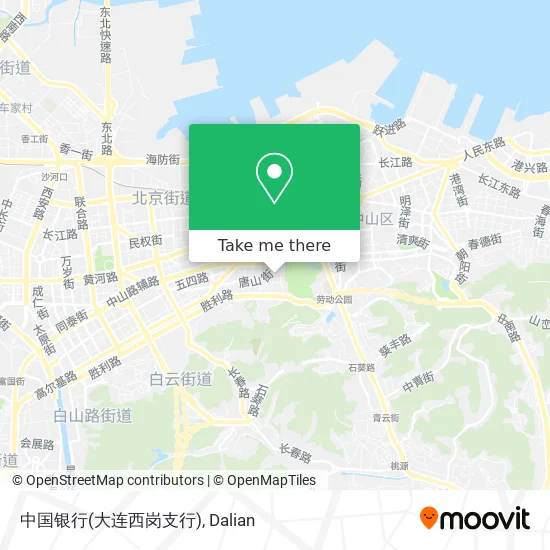 中国银行(大连西岗支行) map