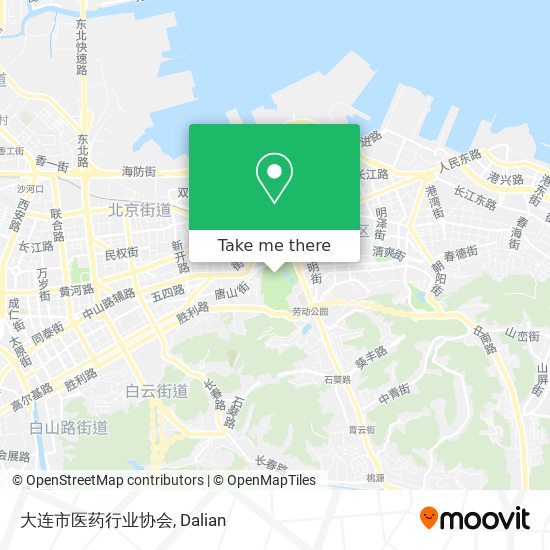 大连市医药行业协会 map