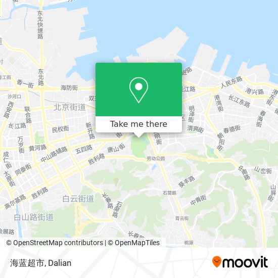 海蓝超市 map