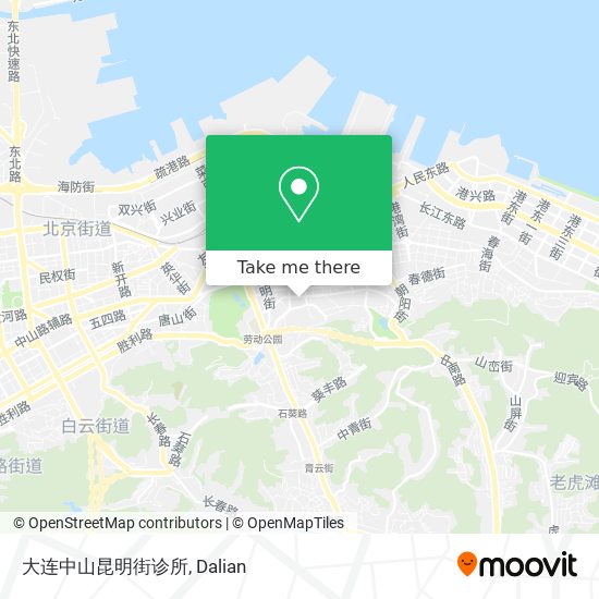 大连中山昆明街诊所 map