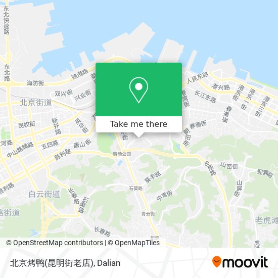 北京烤鸭(昆明街老店) map