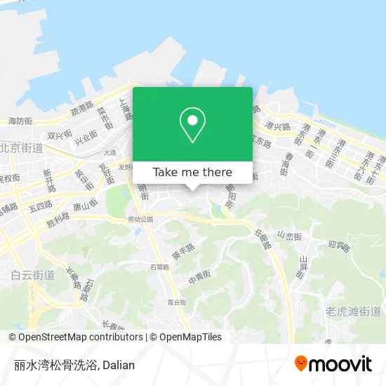 丽水湾松骨洗浴 map