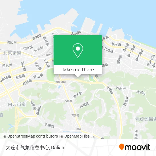大连市气象信息中心 map